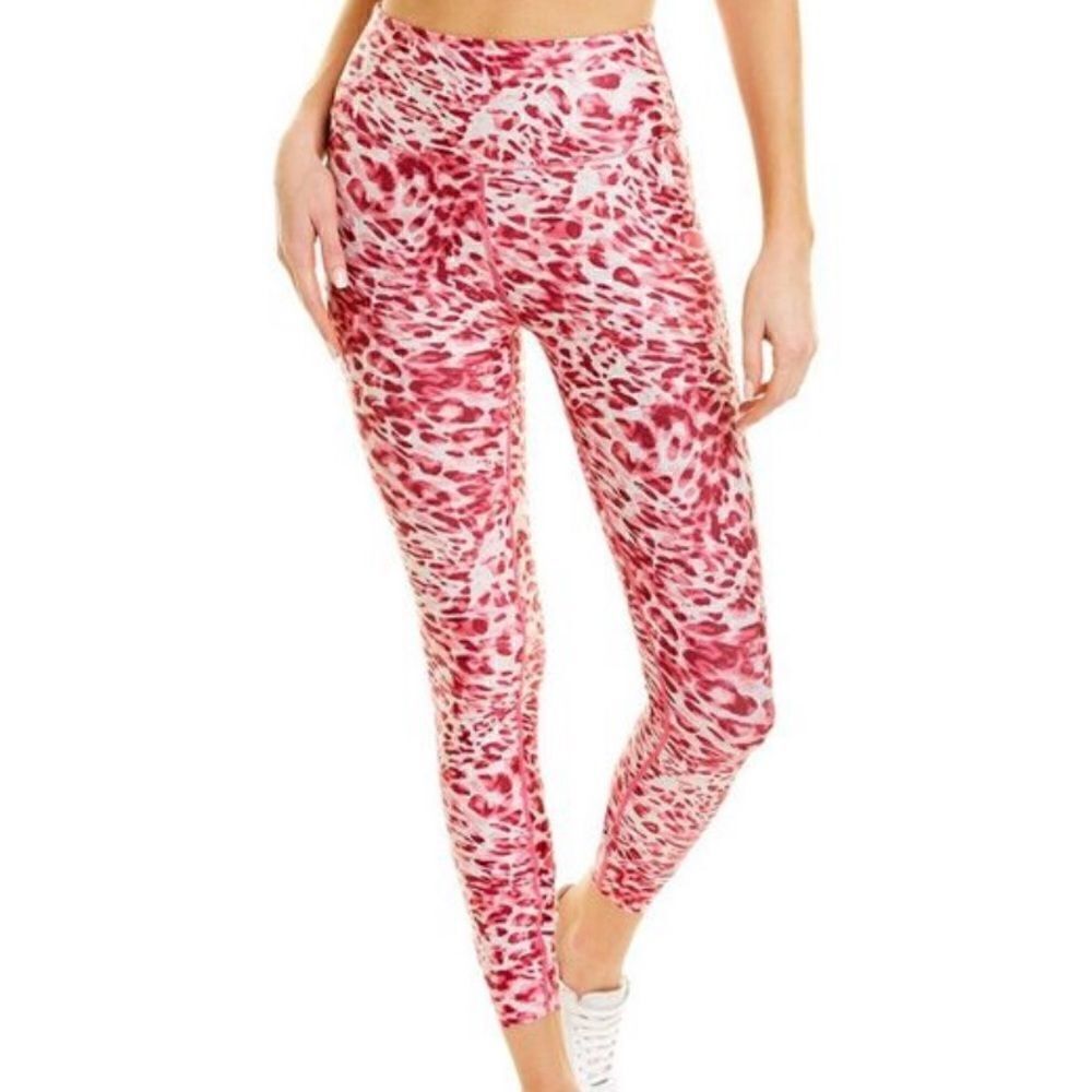 Good American Power Core Pink Leopard Leggings Size Small/1